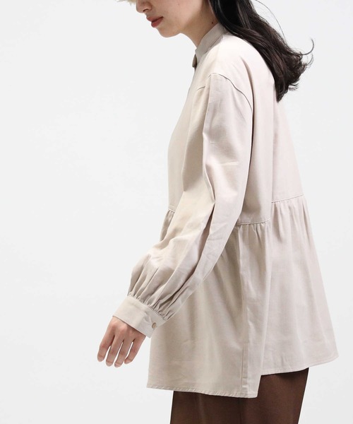 HONEYSUCKLE ROSE（ハニーサックルローズ）の「【HONEYSUCKLE ROSE】ティアードブラウス（シャツ/ブラウス・レディース・ライトベージュ/オフホワイト/ブラック・M/L）」の17枚目の写真