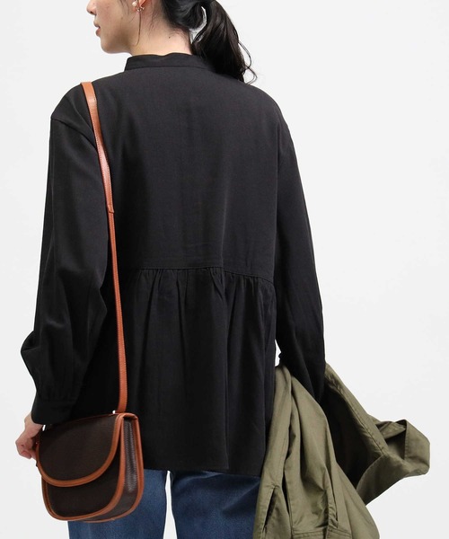 HONEYSUCKLE ROSE（ハニーサックルローズ）の「【HONEYSUCKLE ROSE】ティアードブラウス（シャツ/ブラウス・レディース・ライトベージュ/オフホワイト/ブラック・M/L）」の12枚目の写真