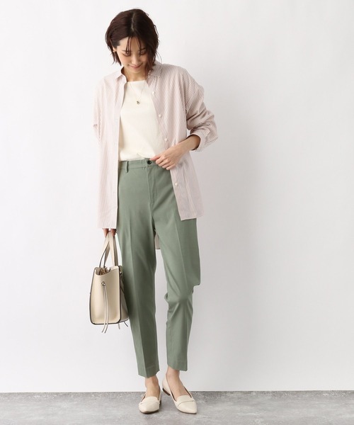 GLOBAL WORK(グローバルワーク)の「Beauteeスクエアプルオーバー長袖/259456(Tシャツ/カットソー・レディース・ブラック/オフホワイト/キャメル・MEDIUM/LARGE)」の7枚目の写真