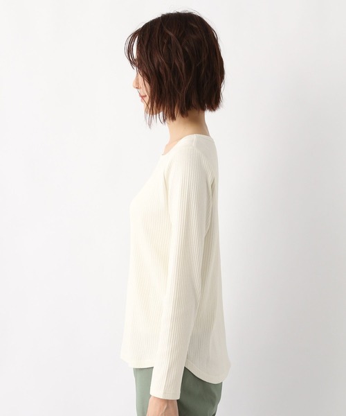 GLOBAL WORK(グローバルワーク)の「Beauteeスクエアプルオーバー長袖/259456(Tシャツ/カットソー・レディース・ブラック/オフホワイト/キャメル・MEDIUM/LARGE)」の13枚目の写真