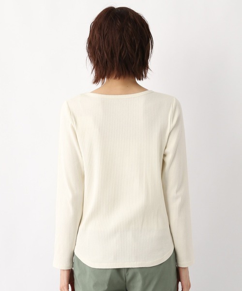 GLOBAL WORK(グローバルワーク)の「Beauteeスクエアプルオーバー長袖/259456(Tシャツ/カットソー・レディース・ブラック/オフホワイト/キャメル・MEDIUM/LARGE)」の14枚目の写真