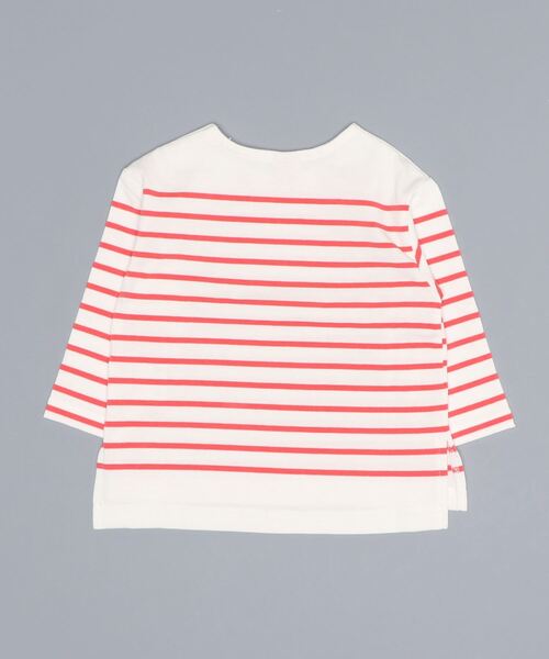 petit main（プティマイン）の「【リンク】パネルボーダーTシャツ（Tシャツ/カットソー・キッズ・レッド/ブルー/エメラルド・80ｃｍ/90cm/110cm/120cm/130cm/100cm）」の14枚目の写真