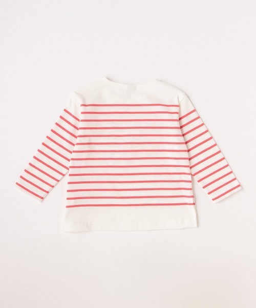 petit main（プティマイン）の「【リンク】パネルボーダーTシャツ（Tシャツ/カットソー・キッズ・レッド/ブルー/エメラルド・80ｃｍ/90cm/110cm/120cm/130cm/100cm）」の13枚目の写真