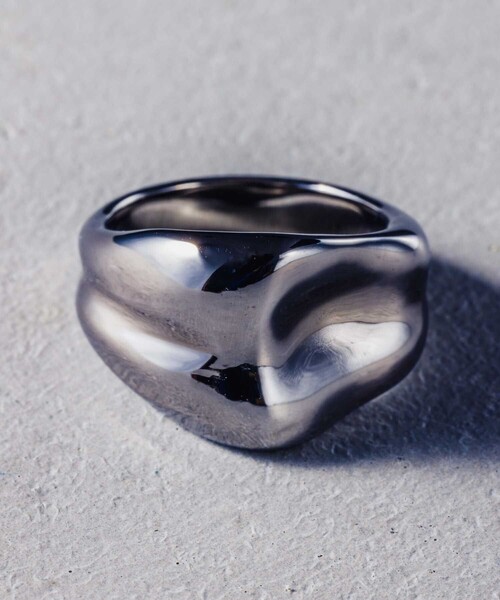 and cloud（アンドクラウド）の「Rust Ring（リング・レディース・イエローゴールド/シルバー/ブラック・#11/#15/#17/#13）」の5枚目の写真