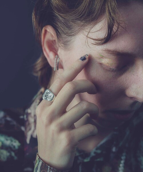 and cloud（アンドクラウド）の「Rust Ring（リング・レディース・イエローゴールド/シルバー/ブラック・#11/#15/#17/#13）」の6枚目の写真