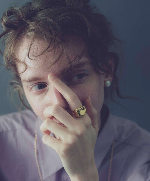 and cloud（アンドクラウド）の「Rust Ring（リング・レディース・イエローゴールド/シルバー/ブラック・#11/#15/#17/#13）」の8枚目の写真