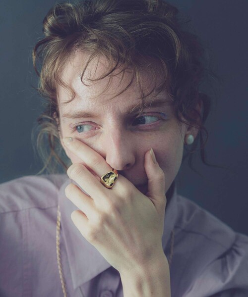 and cloud（アンドクラウド）の「Rust Ring（リング・レディース・イエローゴールド/シルバー/ブラック・#11/#15/#17/#13）」の9枚目の写真