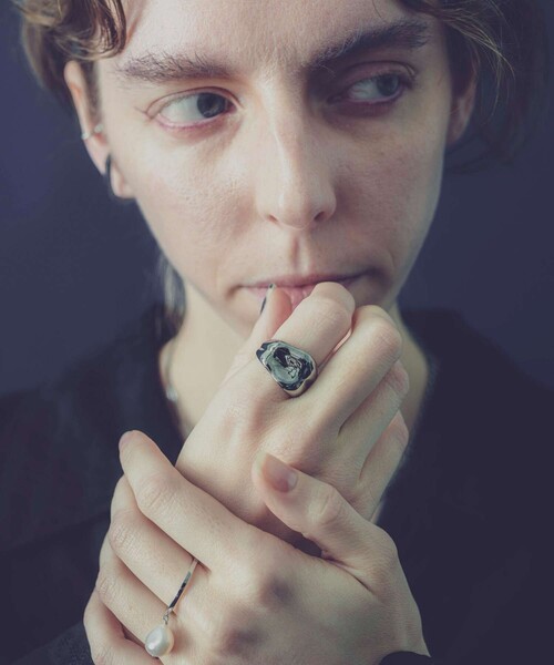 and cloud（アンドクラウド）の「Rust Ring（リング・レディース・イエローゴールド/シルバー/ブラック・#11/#15/#17/#13）」の12枚目の写真