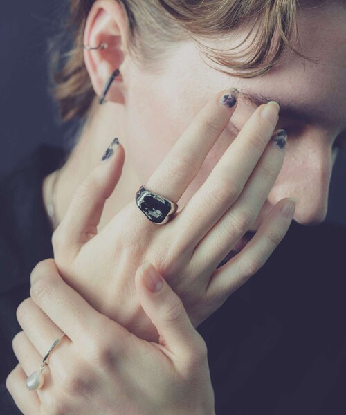 and cloud（アンドクラウド）の「Rust Ring（リング・レディース・イエローゴールド/シルバー/ブラック・#11/#15/#17/#13）」の13枚目の写真