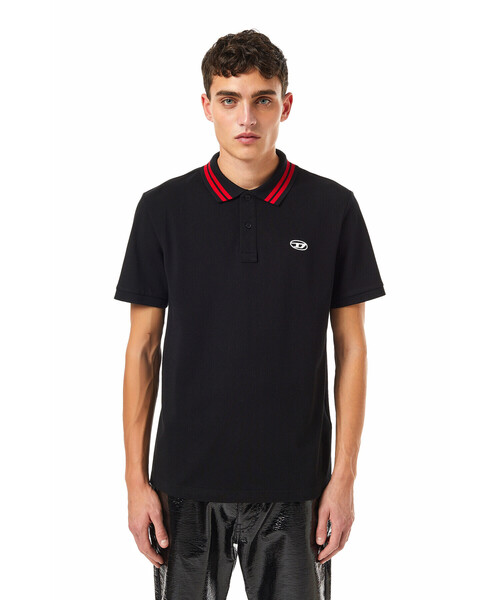 DIESEL（ディーゼル）の「メンズ ポロシャツ ロゴ サステナブル