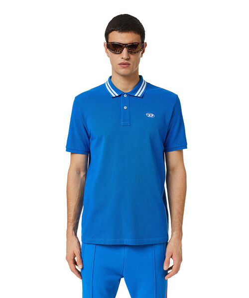 DIESEL（ディーゼル）の「メンズ ポロシャツ ロゴ サステナブル