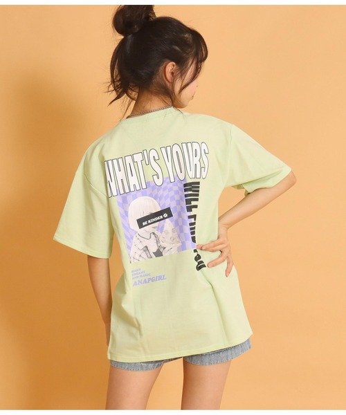 セール 前スリットオーバートップス Tシャツ カットソー Anap Girl アナップガール のファッション通販 Zozotown