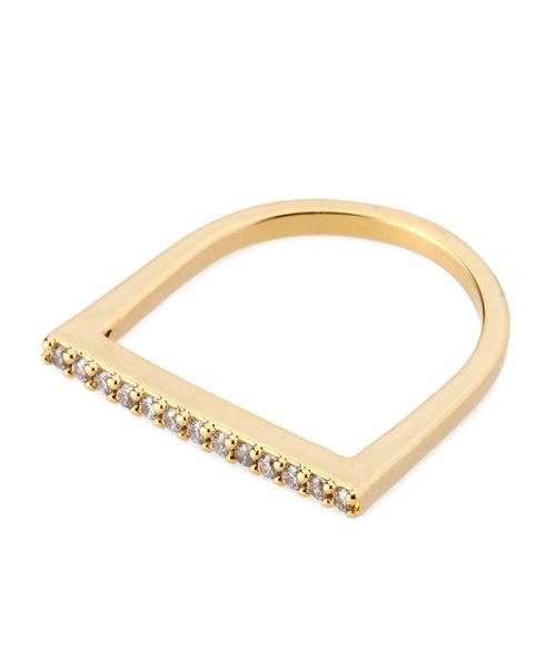 BEAUTY&YOUTH UNITED ARROWS（ビューティーアンドユースユナイテッドアローズ）の「BYSFM ビジューバーリング◆（リング・レディース・ゴールド/シルバー・フリー）」の4枚目の写真