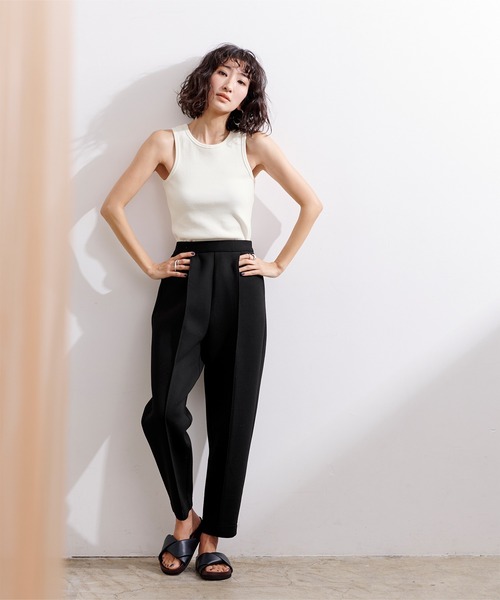 UR'S（ユアーズ）の「ｱﾒﾘｶﾝｽﾘｰﾌﾞﾀﾝｸﾄｯﾌﾟ（タンクトップ・レディース・ホワイト/ブラック/カーキ/オレンジ・S/M/L）」の5枚目の写真