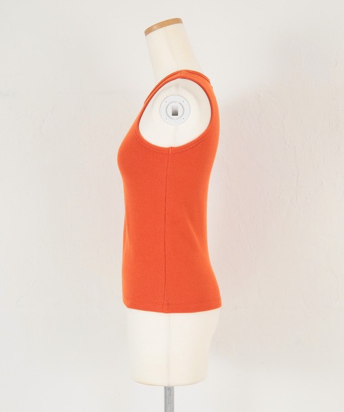 UR'S（ユアーズ）の「ｱﾒﾘｶﾝｽﾘｰﾌﾞﾀﾝｸﾄｯﾌﾟ（タンクトップ・レディース・ホワイト/ブラック/カーキ/オレンジ・S/M/L）」の22枚目の写真