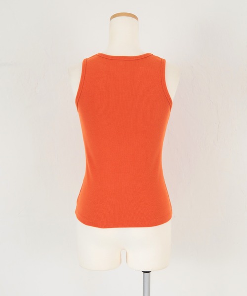 UR'S（ユアーズ）の「ｱﾒﾘｶﾝｽﾘｰﾌﾞﾀﾝｸﾄｯﾌﾟ（タンクトップ・レディース・ホワイト/ブラック/カーキ/オレンジ・S/M/L）」の19枚目の写真