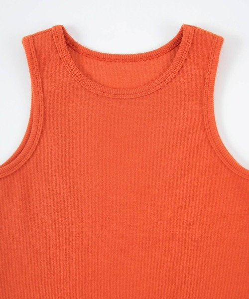 UR'S（ユアーズ）の「ｱﾒﾘｶﾝｽﾘｰﾌﾞﾀﾝｸﾄｯﾌﾟ（タンクトップ・レディース・ホワイト/ブラック/カーキ/オレンジ・S/M/L）」の13枚目の写真