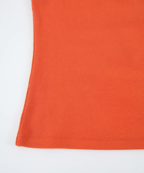 UR'S（ユアーズ）の「ｱﾒﾘｶﾝｽﾘｰﾌﾞﾀﾝｸﾄｯﾌﾟ（タンクトップ・レディース・ホワイト/ブラック/カーキ/オレンジ・S/M/L）」の16枚目の写真