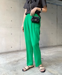 DouDou | センタープレスソフトテーパードパンツ(その他パンツ)