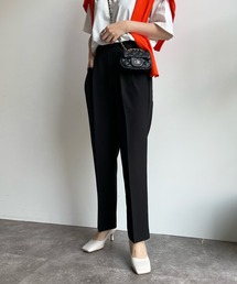 DouDou | センタープレスソフトテーパードパンツ(その他パンツ)