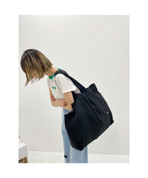 SLY(スライ)の「LIMITED ITEM WASHED CANVAS BAG キャンバス バッグ(トートバッグ・レディース・ブラック/グリーン・FREE)」の22枚目の写真