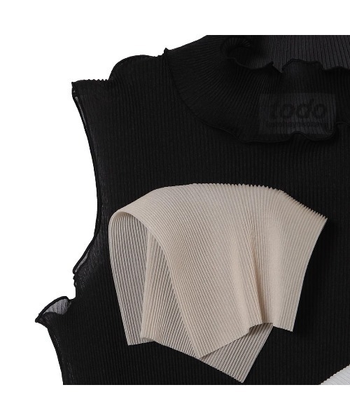 セール】kotohayokozawa NO SLEEVE TOP HIGH NECK TD22S-P02