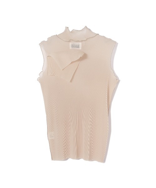 kotohayokozawa フリースタンクトップ セール】kotohayokozawa NO SLEEVE TOP HIGH NECK TD22S-P02