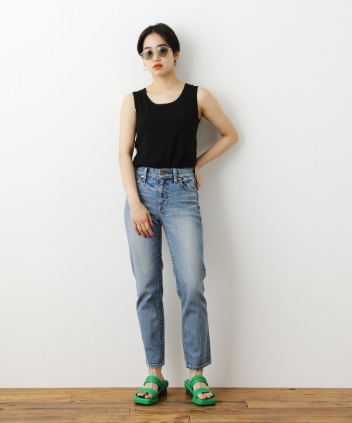 RODEO CROWNS WIDE BOWL（ロデオクラウンズワイドボウル）の「ニットノースリーブトップス（タンクトップ・レディース・ブラウン/ブラック/アイボリー・FREE）」の7枚目の写真