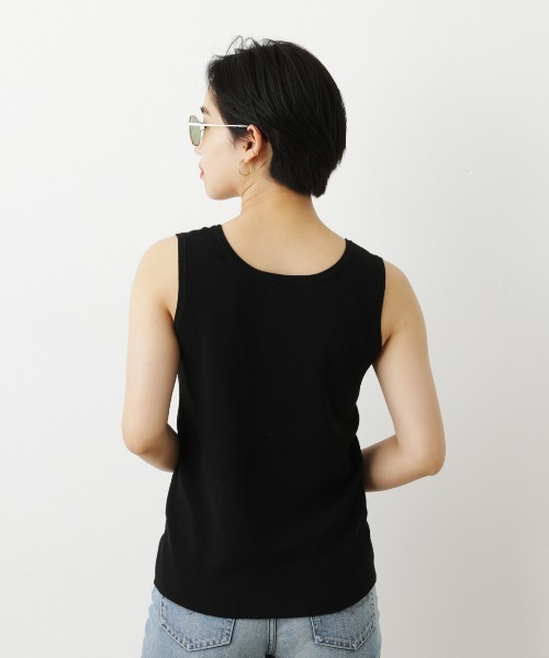 RODEO CROWNS WIDE BOWL（ロデオクラウンズワイドボウル）の「ニットノースリーブトップス（タンクトップ・レディース・ブラウン/ブラック/アイボリー・FREE）」の15枚目の写真