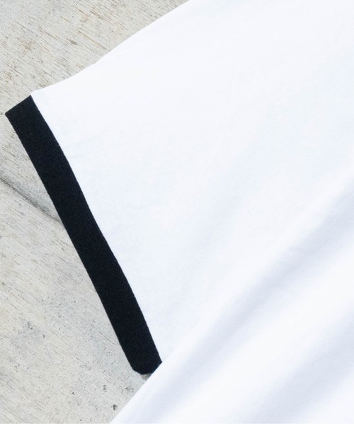 JOHN'S CLOSET（ジョンズクローゼット）の「【13】タイガープリントリンガーTシャツ（Tシャツ/カットソー・メンズ・ブルー/ブラック/レッド/グリーン・LARGE/MEDIUM）」の18枚目の写真