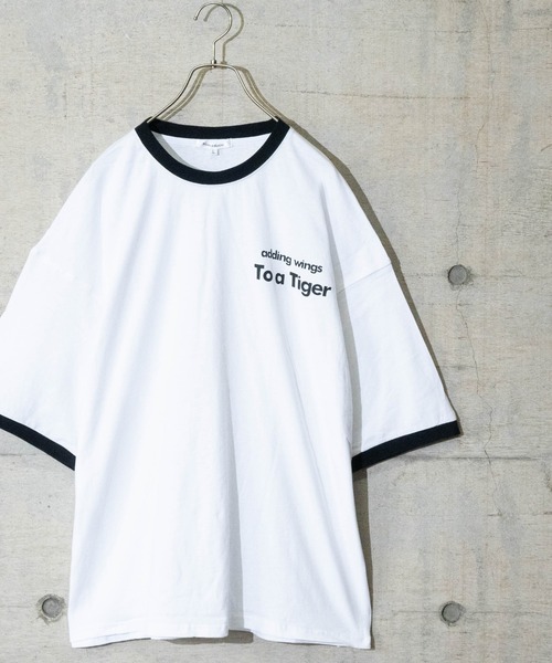 JOHN'S CLOSET（ジョンズクローゼット）の「【13】タイガープリントリンガーTシャツ（Tシャツ/カットソー・メンズ・ブルー/ブラック/レッド/グリーン・LARGE/MEDIUM）」の21枚目の写真