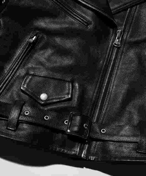 BACKLASH（バックラッシュ）の「Ballet by BACKLASH/バレエ バイ バックラッシュ/Italian carf Riders（ライダースジャケット・レディース・ブラック・SMALL/MEDIUM）」の5枚目の写真