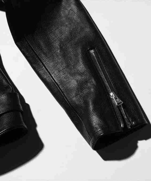 BACKLASH（バックラッシュ）の「Ballet by BACKLASH/バレエ バイ バックラッシュ/Italian carf Riders（ライダースジャケット・レディース・ブラック・SMALL/MEDIUM）」の6枚目の写真