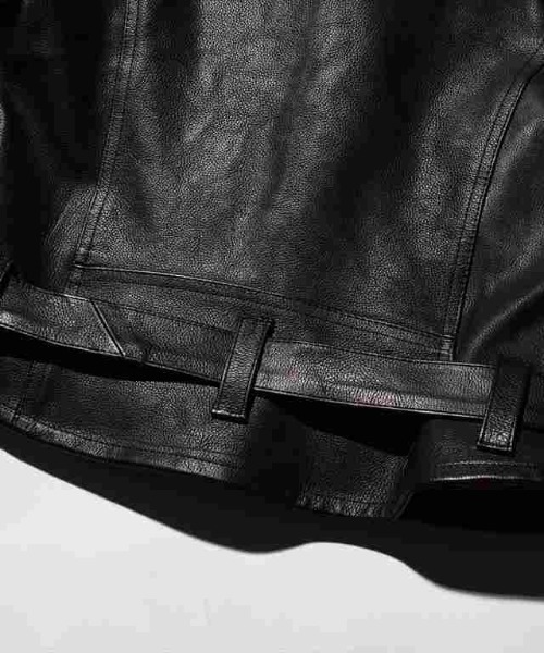 BACKLASH（バックラッシュ）の「Ballet by BACKLASH/バレエ バイ バックラッシュ/Italian carf Riders（ライダースジャケット・レディース・ブラック・SMALL/MEDIUM）」の7枚目の写真