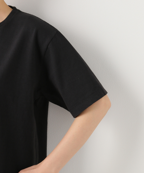 FRAMeWORK(フレームワーク)の「反毛天竺シンプルTシャツ(Tシャツ/カットソー・レディース・ホワイト/ブラック・FREE)」の18枚目の写真