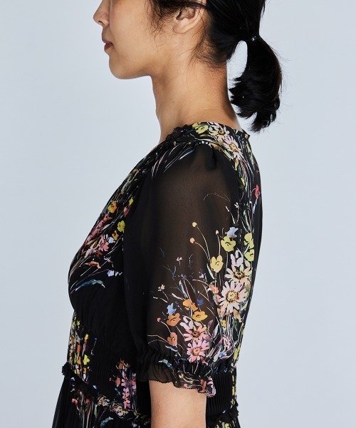 Sov.（ソブ）の「オリジナルシフォンプリントワンピース（ワンピース  