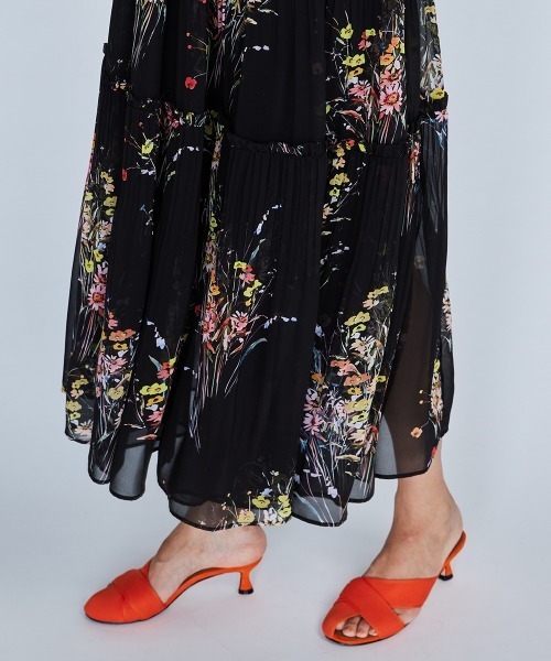 Sov.（ソブ）の「オリジナルシフォンプリントワンピース（ワンピース  