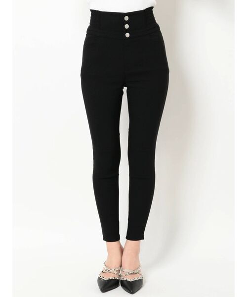 RESEXXY（リゼクシー）の「シャーリングスキニーパンツ（その他パンツ・レディース・ブラック/マスタード/ブラウン・FREE）」の15枚目の写真