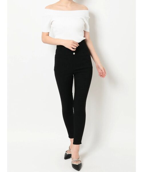 RESEXXY（リゼクシー）の「シャーリングスキニーパンツ（その他パンツ・レディース・ブラック/マスタード/ブラウン・FREE）」の20枚目の写真