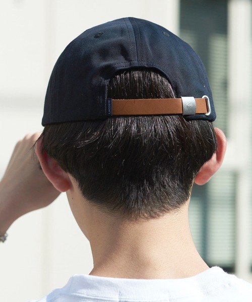 LACOSTE（ラコステ）の「【LACOSTE】ラコステビッグアイコンローキャップ Big logo cap L1148（キャップ・メンズ・ホワイト/ブラック/ベージュ/ネイビー・FREE）」の8枚目の写真
