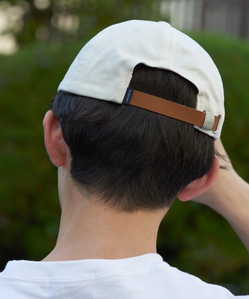 LACOSTE（ラコステ）の「【LACOSTE】ラコステビッグアイコンローキャップ Big logo cap L1148（キャップ・メンズ・ホワイト/ブラック/ベージュ/ネイビー・FREE）」の6枚目の写真