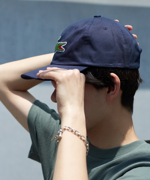 LACOSTE（ラコステ）の「【LACOSTE】ラコステビッグアイコンローキャップ Big logo cap L1148（キャップ・メンズ・ホワイト/ブラック/ベージュ/ネイビー・FREE）」の12枚目の写真