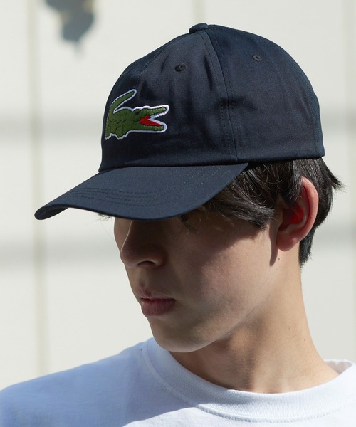 LACOSTE（ラコステ）の「【LACOSTE】ラコステビッグアイコンローキャップ Big logo cap L1148（キャップ・メンズ・ホワイト/ブラック/ベージュ/ネイビー・FREE）」の15枚目の写真