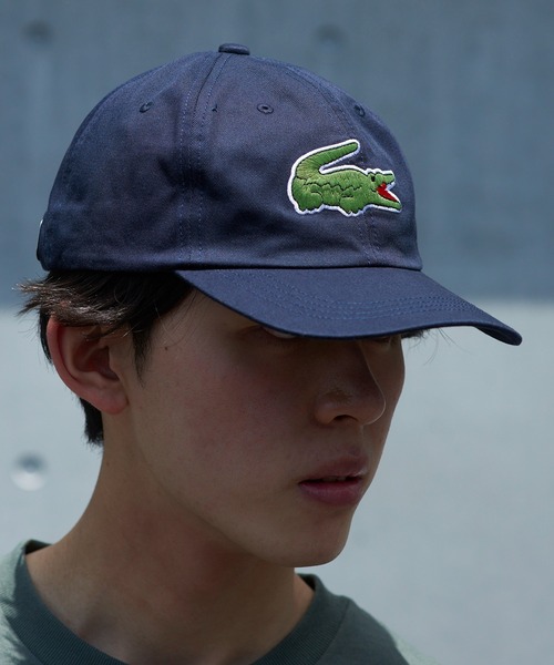 LACOSTE（ラコステ）の「【LACOSTE】ラコステビッグアイコンローキャップ Big logo cap L1148（キャップ・メンズ・ホワイト/ブラック/ベージュ/ネイビー・FREE）」の16枚目の写真