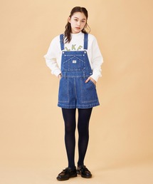 MILKFED.（ミルクフェド）の「DENIM MINI SALOPETTE（サロペット/オーバーオール）」