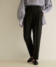 【サステナブル】【洗える・防シワ・消臭】GREEN WOOL イージースラックス