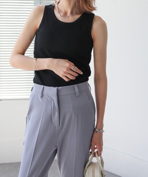 Chillfar（チルファー）の「アメリカンスリーブタンクトップ（タンクトップ・レディース・ホワイト/ブラック/ベージュ/ブラウン/オレンジ/グリーン・FREE）」の14枚目の写真