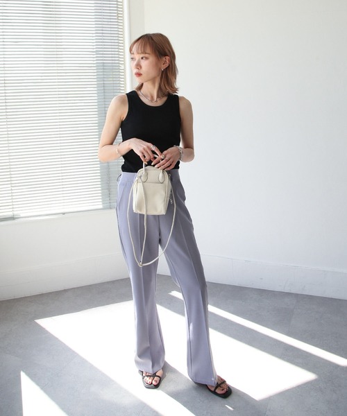 Chillfar（チルファー）の「アメリカンスリーブタンクトップ（タンクトップ・レディース・ホワイト/ブラック/ベージュ/ブラウン/オレンジ/グリーン・FREE）」の13枚目の写真