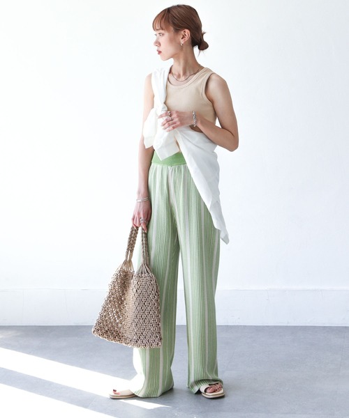 Chillfar（チルファー）の「アメリカンスリーブタンクトップ（タンクトップ・レディース・ホワイト/ブラック/ベージュ/ブラウン/オレンジ/グリーン・FREE）」の20枚目の写真