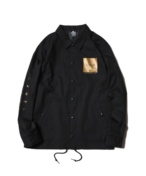 VIRGOwearworks(ヴァルゴウェアワークス)の「NYC CREW JKT(ナイロンジャケット・メンズ・ブラック×パープル/ブラック×シルバー/ブラック×ゴールド・2/3/4)」の3枚目の写真